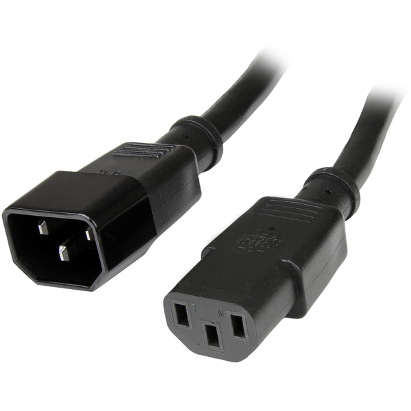 Startech.Com 3ft Standard Computer Power Cord Extension - C14 to C13 PXT1003